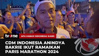 Antusiasme CdM Indonesia Ikuti Paris Marathon 2024  AKIS tvOne [upl. by Avi664]