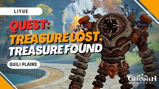 FULL GUIDE Treasure Lost Treasure Found Quest  Guili Plains  Genshin Impact [upl. by Odrareg8]