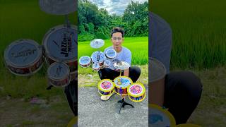 Hip Hop Drums Set Senior Musical Band Instruments with 3 Drums 1 Dish 1 Stool amp Sticks🔥 [upl. by Curzon]