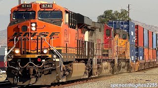 LONG FREIGHT TRAINS 200 Cars [upl. by Johann]