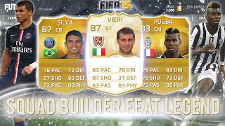 FUT 15 ••► SQUAD BUILDER Feat LEGEND  VIERI  600 K [upl. by Kreindler217]