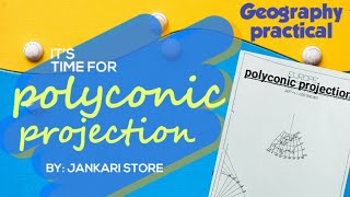 Polyconic Projection  Geography Practical [upl. by Annayr843]