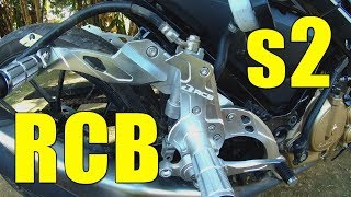 installing racingboy rearset on my raider 150 fi [upl. by Galitea]