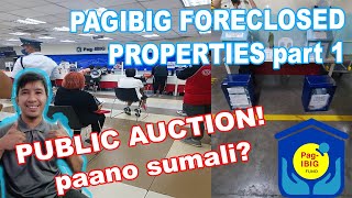 Pagibig foreclosed properties  Paano Sumali [upl. by Karalynn]