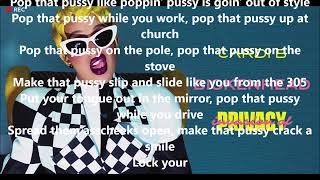 Cardi B  Bickenhead Lyrics [upl. by Drofub577]