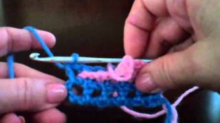 Interlocking Crochet™  5 How to End A amp B Rows [upl. by Ahtnicaj520]