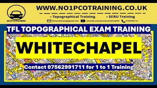 WHITECHAPEL PRINCELET ST CHAPMAN STTFL TOPOGRAPHICAL EXAM 2024 TRAINING LONDON [upl. by Veator]