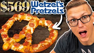 569 Wetzels Pretzels Taste Test  Fancy Fast Food [upl. by Mirelle]