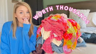 a clothing haul worth THOUSANDS that I am going to RESELL online to pay my bills [upl. by Ordway434]