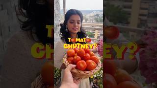 Tomato Chutney tomato chutney tomatochutney tomatorecipe vegrecipe trending tasty [upl. by Raquela]