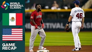 Mexico vs USA Game Highlights  2023 World Baseball Classic [upl. by Martsen810]