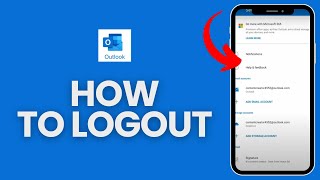 How to Logout of Microsoft Outlook Account in 2024 [upl. by Eenttirb930]