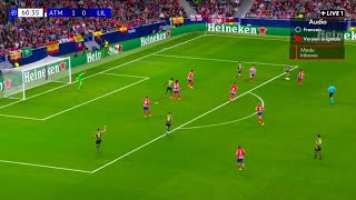 Edon Zhegrova Amazing Goal Atletico Madrid vs Lille 13 Highlights and All Goals [upl. by Gannon]