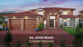 86 John Road Cherrybrook  ULTIMATE LUXURY amp SPACE  WALK TO METRO amp CTHS ZONING [upl. by Hibbitts312]