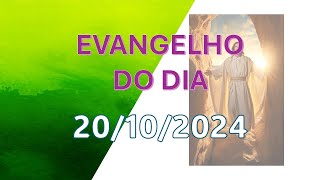 Evangelho do Dia 20102024  Marcos 10 3545 [upl. by Ahsikcin]