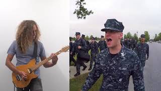 US Navy goes METAL  Just a Little RocknRoll Steam Roller [upl. by Pizor]