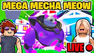 We MAKE A MEGA MECHA MEOW in Adopt Me Roblox [upl. by Anatol329]