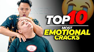 TOP 10 MOST EMOTIONAL BACK CRACK COMPILATION😭🔥  Asmr Chiropractor  Dr Tubio [upl. by Pacificia793]