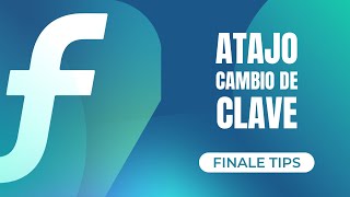 Atajo para cambiar de clave en Finale  Finale Tips [upl. by Aday]