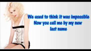 Cool  Gwen Stefani Lyrics [upl. by Cordula]