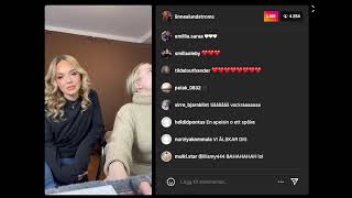 Linnea lundström live på insta [upl. by Nisotawulo]