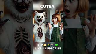 The beautiful cats transformation into a zombie What happens to the girl 🙀🧟‍♂️🍭💚kitten ai [upl. by Larsen]