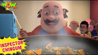 Paris मैं मिल गए Motu को Samose  Motu Patlu New  Cartoon  Inspector Chingum  spot [upl. by Engud]