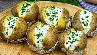 La receta más popular de patatas al horno rellenas con queso una receta buenisima  GustosoTV [upl. by Zumwalt]