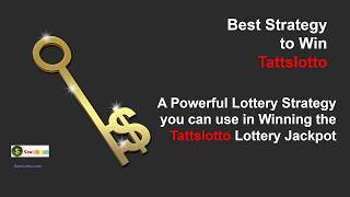 How to Win Tattslotto  FREE Tips  Best Strategy to Win Tattslotto Lottery [upl. by Attesoj324]