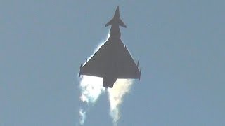 RAF TYPHOON DEMO 2014  MARCH 14TH airshowvision [upl. by Petey754]