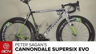 Peter Sagans Cannondale SuperSix Evo [upl. by Affra]