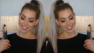 5 Brushes You NEED If You Have HOODED EYES  BrittanyNichole [upl. by Willet]