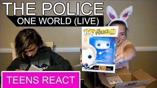 Teens Reaction  The Police  One World Live [upl. by Emanuela]