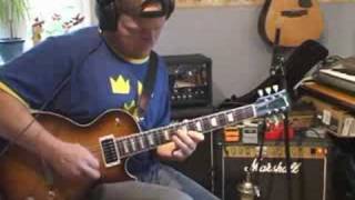 Blues jam with a Marshall JCM 800 Combo mod4210 [upl. by Grimes804]