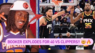 The Suns REVENGE SZN Suns At Clippers Highlights Reaction [upl. by Letney]