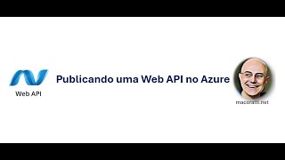 NET  Publicando uma Web API no Azure [upl. by Ricker]