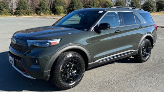 2023 Ford Explorer TIMBERLINE 🔥 Rugged 3 Row Family SUV Detials on Interior Exterior and Music [upl. by Ramma]