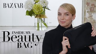 Jodie Comer  Inside my beauty bag  Bazaar UK [upl. by Amaerd242]