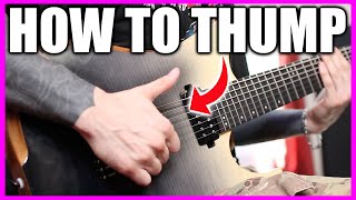 HOW TO DO MY GUITAR THUMPING TECHNIQUE [upl. by Puglia]