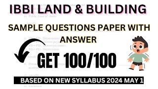 IBBI LAND amp BUILDING COURT JUDGEMENT IMPORTANT MCQ  2024 VALUATION EXAM [upl. by Trevlac]