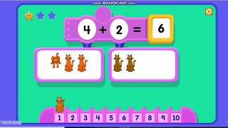 Starfall Addition  Easy Addition  Math [upl. by Tupler987]