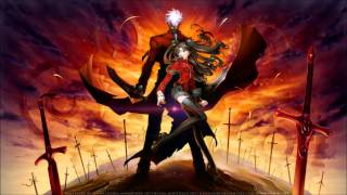 Unmei no Yoru  Gekijouban Fatestay night UNLIMITED BLADE WORKS OST [upl. by Bej]