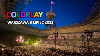 Coldplay  live 4k Warszawa Warsaw 8072022 [upl. by Rahsab]