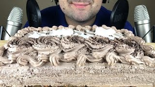 ASMR CHOCOLATE CAKE EATING Eating Sounds Eating Show Mukbang NO TALKING Ear to Ear [upl. by Yrotciv312]