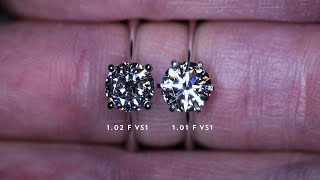 Can You Tell Which Is The better diamond Both of the same GIA Certificate Grades [upl. by Malik]