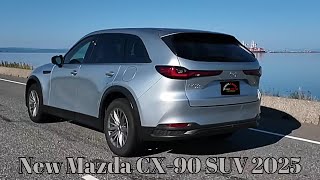 ThreeRow 7Seater SUV  L2 Level Driving  New Mazda CX90 SUV 2025 [upl. by Htebazila]