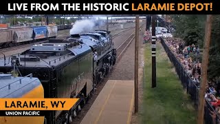 Laramie Wyoming USA  Virtual Railfan LIVE [upl. by Stroup]