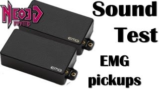 EMG active pickups sound test  Neogeofanatic [upl. by Anorahs]