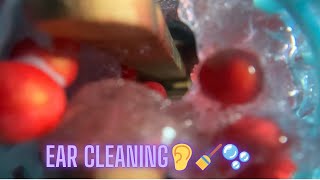 ASMR Ear cleaning 👂🫧🧹 relaxing [upl. by Acisseg]