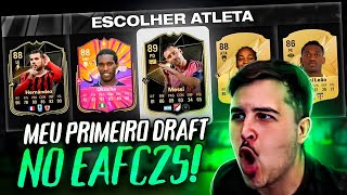 JOGUEI COM O MESSI INFORM NO 1º DRAFT DO BANQUETA NO EA FC 25 [upl. by Thgiwed]